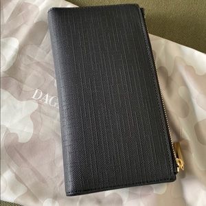New Slim Canvas Coated Wallet - Dagne Dover